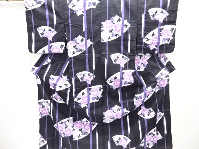 Japanese Kimono / Tsumugi Omeshi Cotton